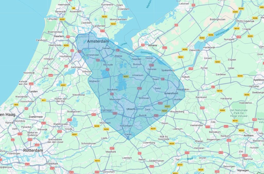 Waar komen we 1 Rijgebied Max Bella 1